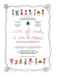 con gli occhi e con le mani