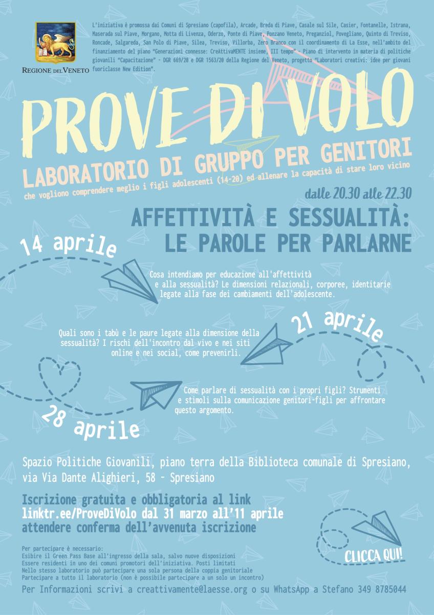 Locandina Prove di Volo Spresiano
