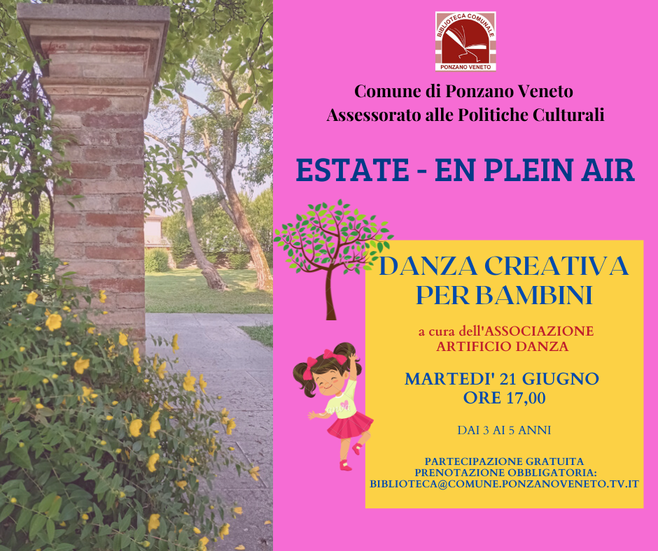 Danza creativa per bambini 21 giugno