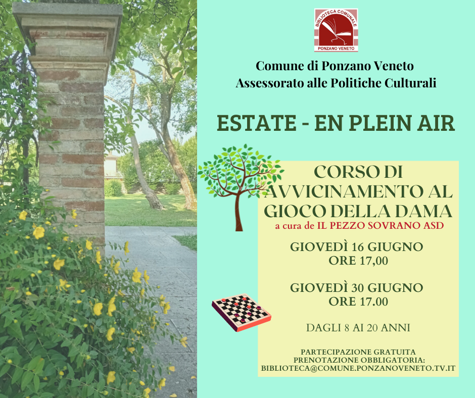Corso di dama - En plein air