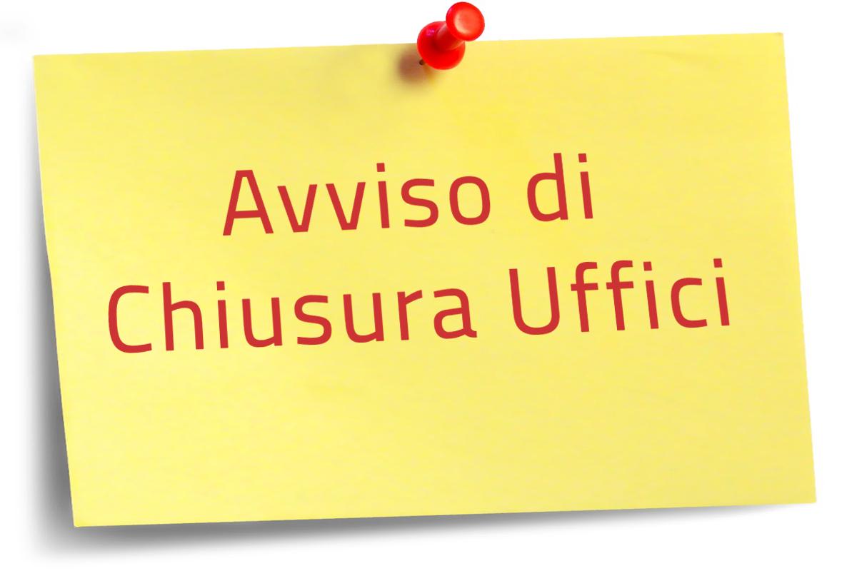 avviso chiusura 9 dicembre