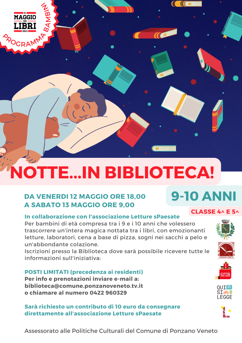 Locandina Notte in Biblioteca