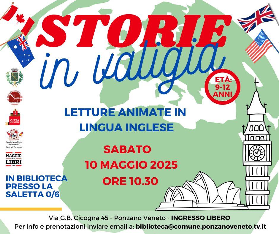 Locandina letture in lingua inglese